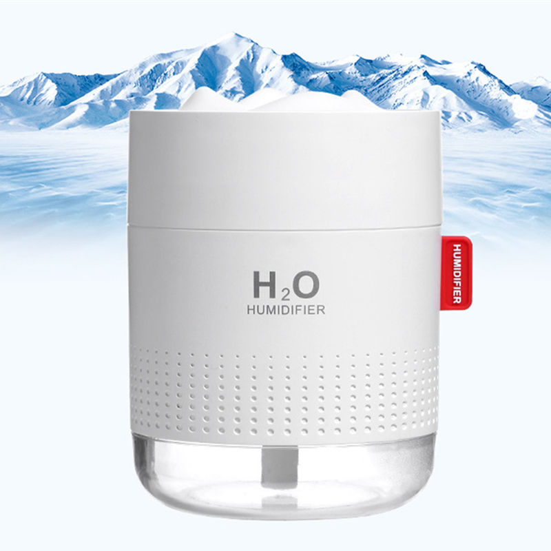 Portable H2O Humidifier Cool-Mist Impeller Humidifier with ABS PP Silica Gel Material