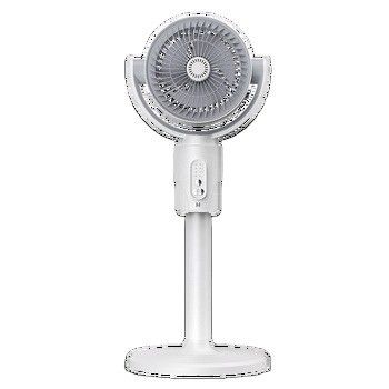 24.5*24CM Tower Pedestal Fans USB Charging Smart Timing Shaking Head Air Circulation Fan
