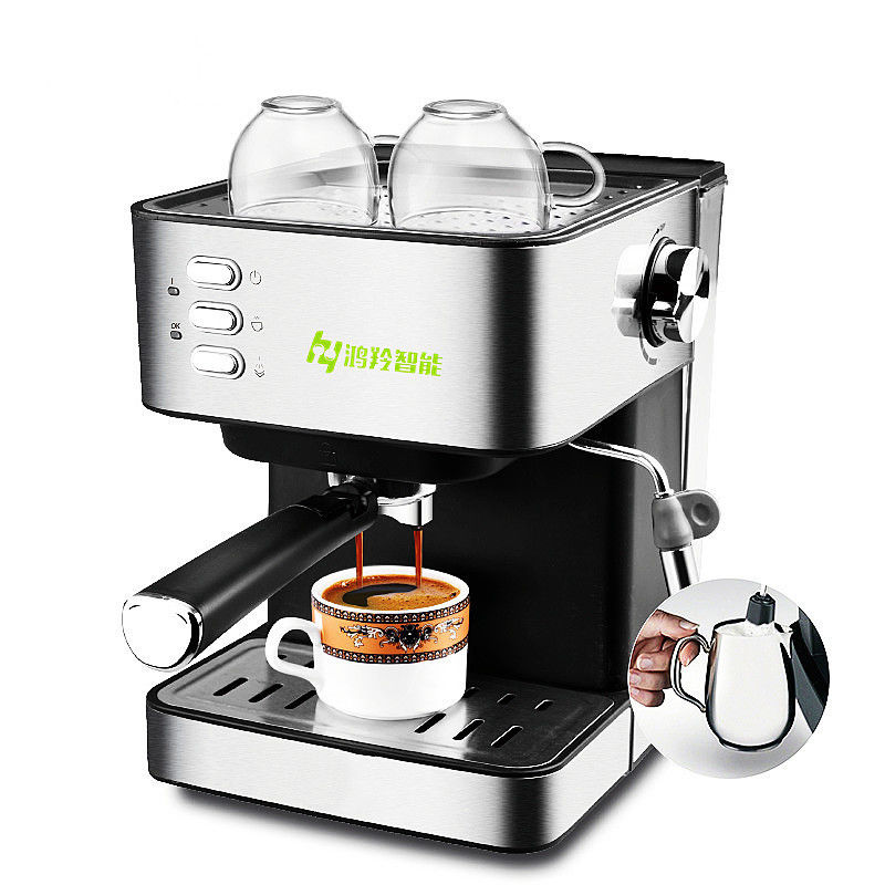 Convenient and Powerful 850W Home Coffee Machine for 4-5 People Get Your Daily Fix