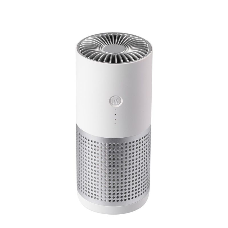 Formaldehyde Removal Mini Desktop Air Purifier with Negative Ion Technology and USB Port