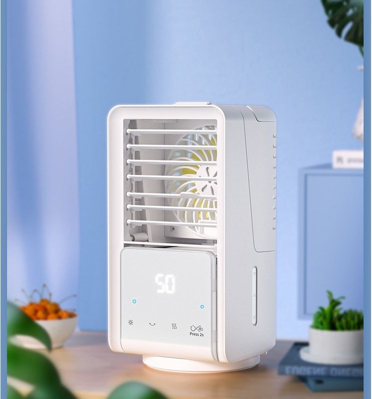Portable Rechargeable Air Cooler Quiet Desk Cooling Fan for Home Office Outdoor Indoor
