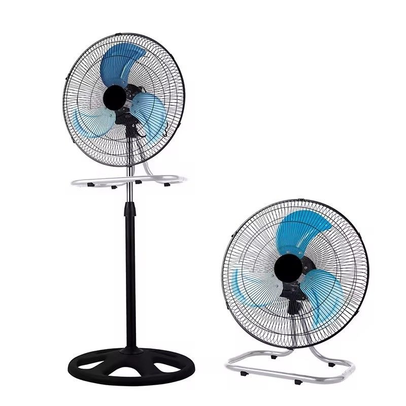 NO App-Controlled 18 Inch Industrial Standing Fan Metal Blade Pedestal 3 in 1 Stand Fan