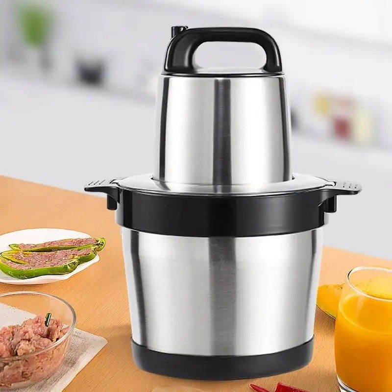 100% Copper Motor Electric Meat Grinder for Chopping Food and Vegetables in Kitchen