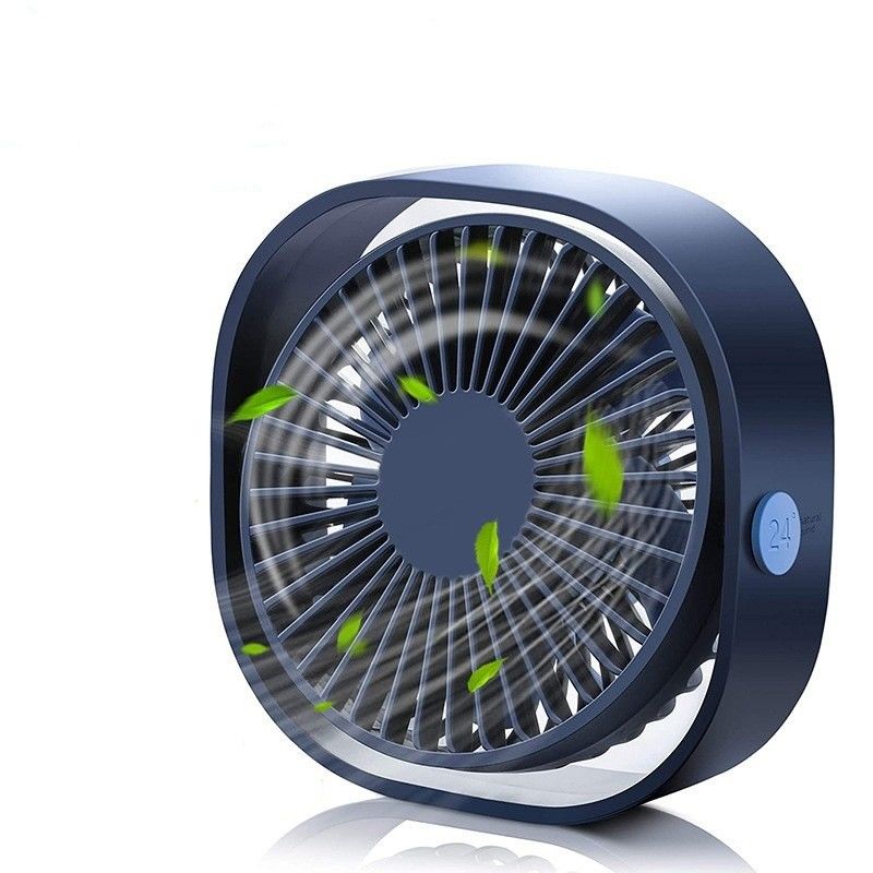 DC5V/1A 4.2W Battery Type Rechargeable Desktop Air Cooling Fans with 3X Speed Mode
