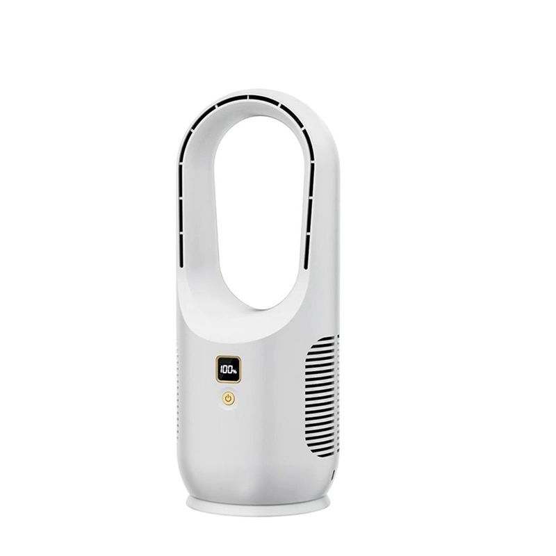 3H-6H Usage Time Battery Operated Desktop Bladeless Fan for Energy-Saving Cooling